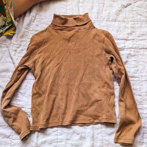 Maria Stanley brown turtleneck